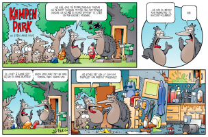 Kampen Park Half-Page - Digital color. Line-art by Stein Arne Hove. 2010